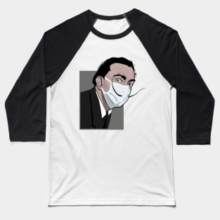 Dali with a mask (grey) Baseball T-Shirt